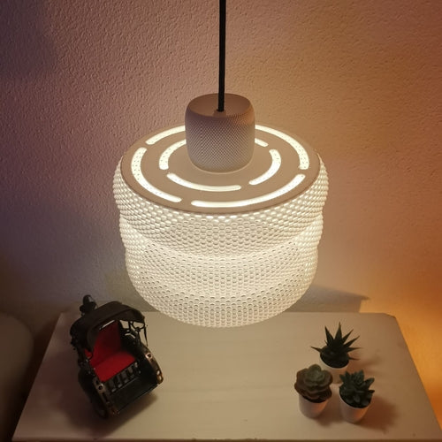 Luminous Hive – závěsná lampa – produktový obrázek 5
