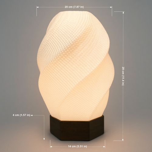 Vortella – stolní lampa – produktový obrázek 4