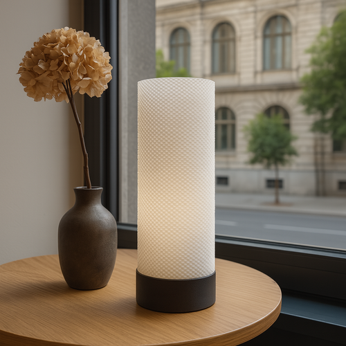 Woven Glow – stolní lampa – produktový obrázek 1