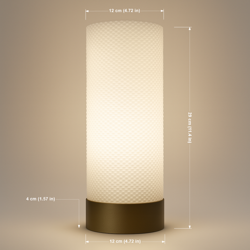 Woven Glow – přenosná stolní lampa – produktový obrázek 4