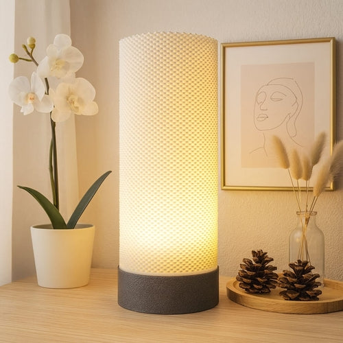Woven Glow – přenosná stolní lampa – produktový obrázek 1